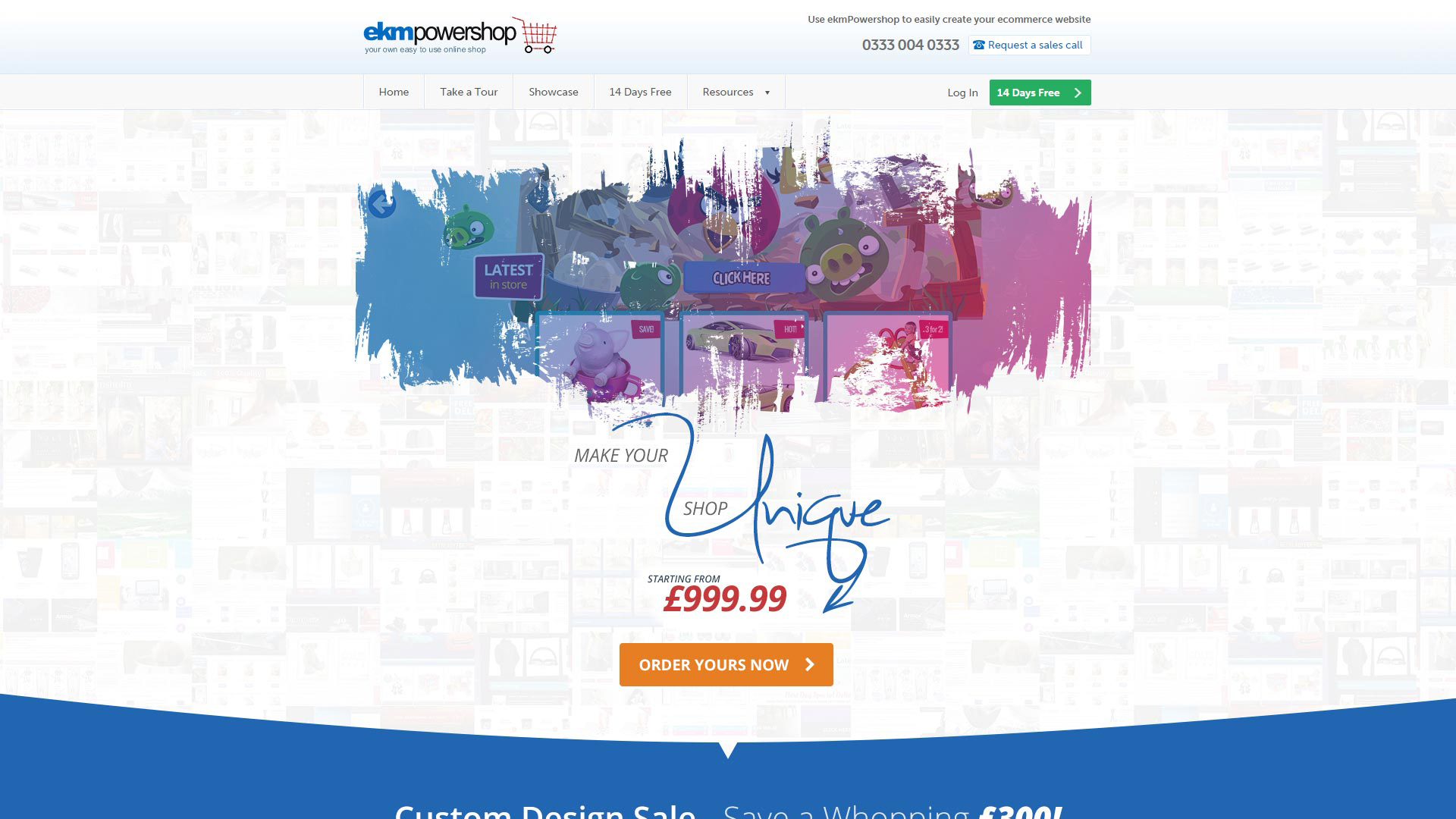 EKM Landing Page